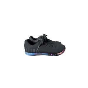 NOBULL Trainers Cross Training Shoes Mens 9 Womens 10.5 Black Unique Sole Design